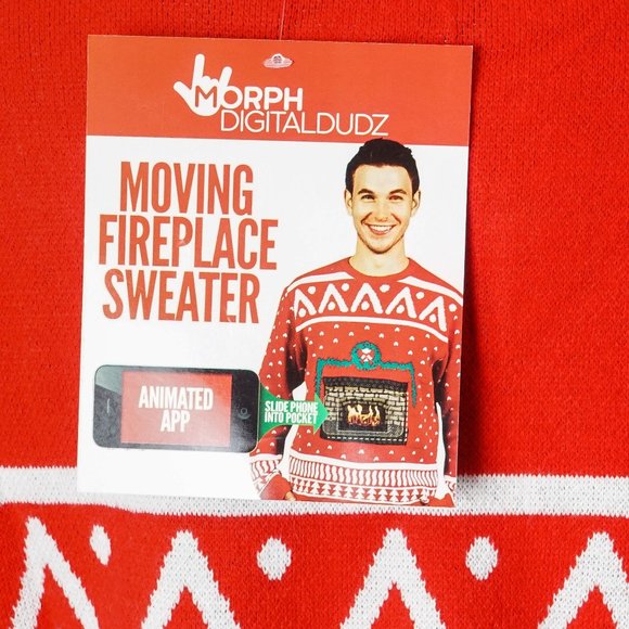NWT Crackling Fireplace Sweater - XXL - Picture 7 of 8